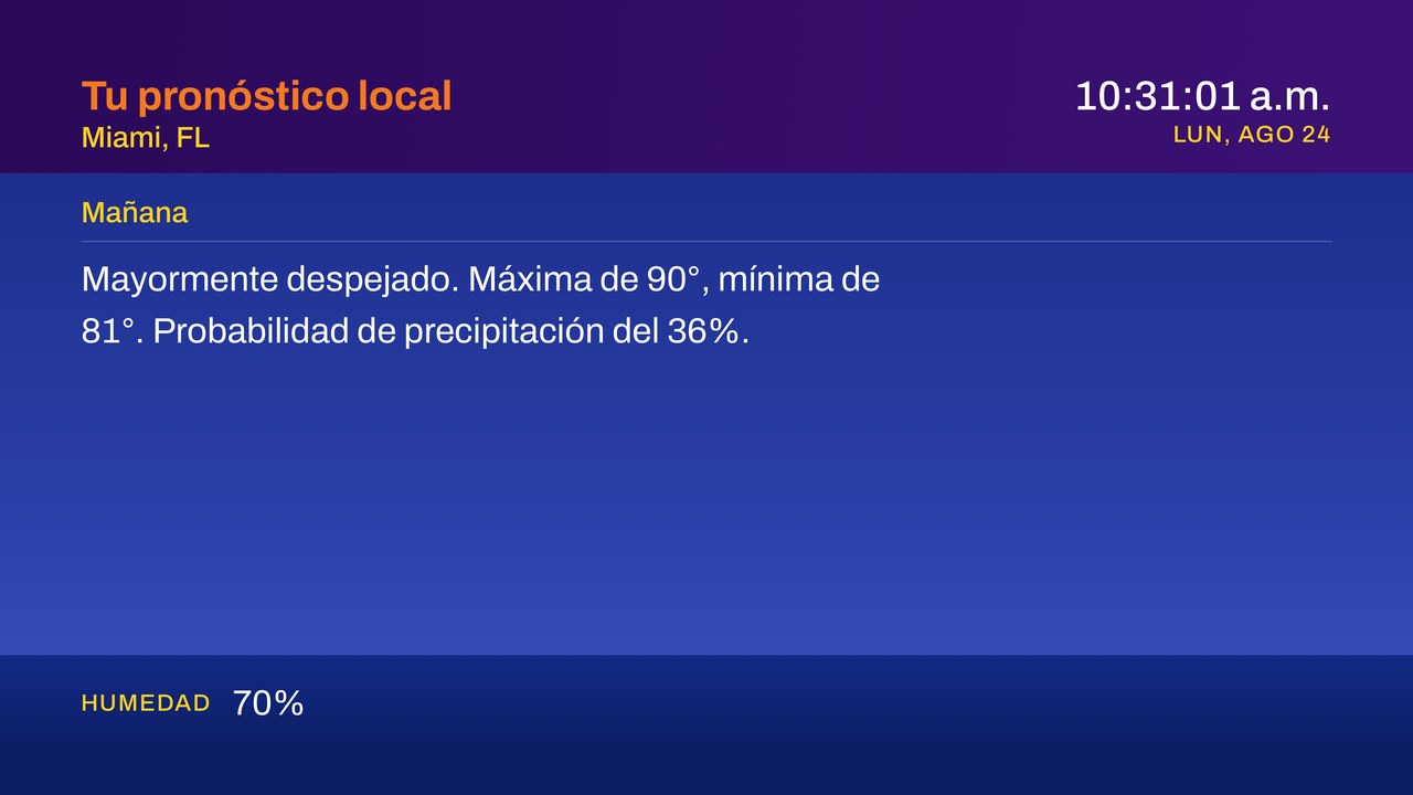 Segmento Tu pronóstico local